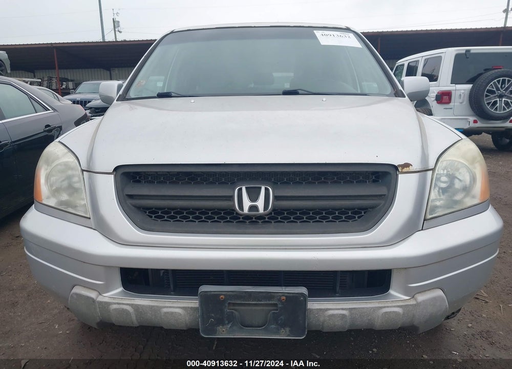2005 HONDA PILOT EX-L VIN: 5FNYF18565B034881