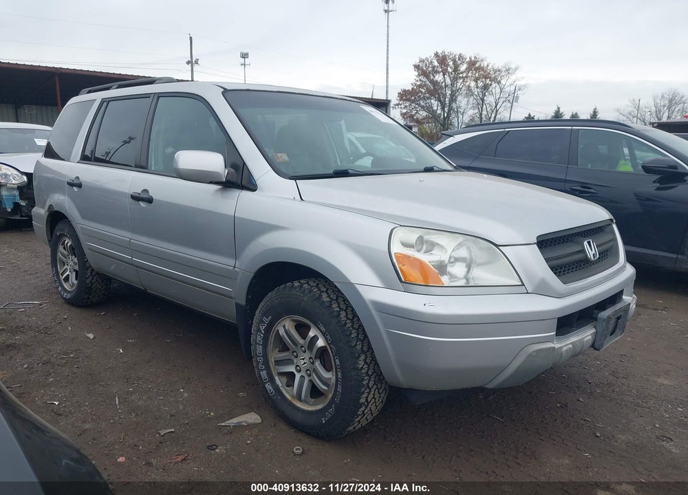 2005 HONDA PILOT EX-L VIN: 5FNYF18565B034881
