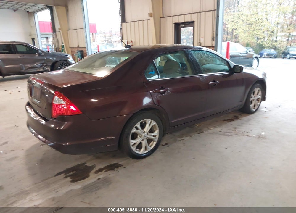 2012 FORD FUSION SE VIN: 3FAHP0HA6CR141693