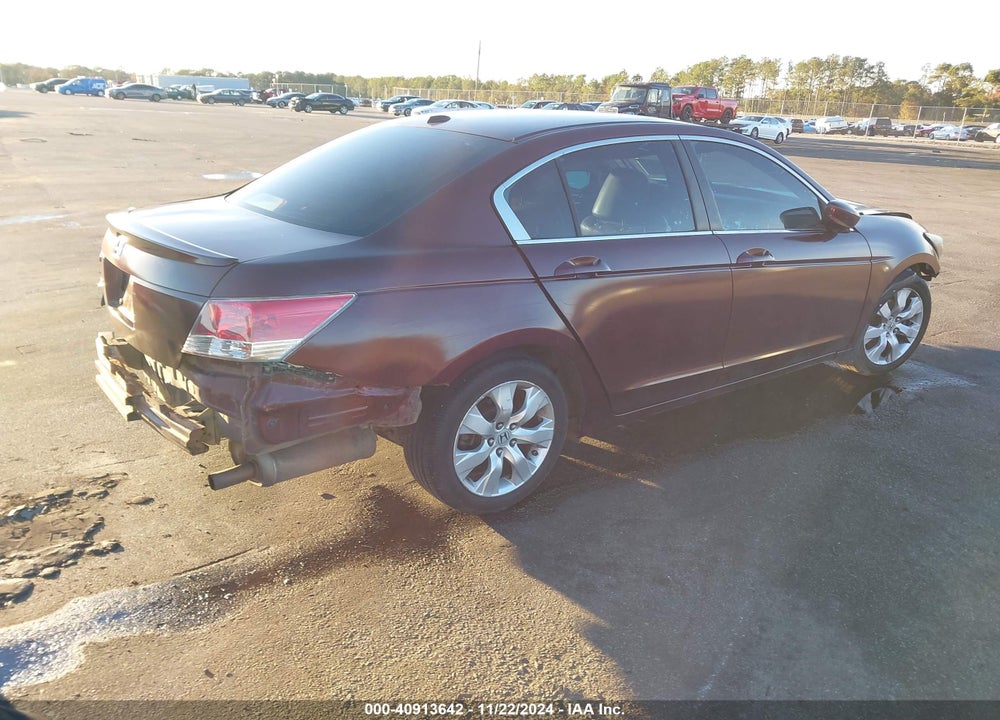 2008 HONDA ACCORD 2.4 EX-L VIN: 1HGCP26878A095827