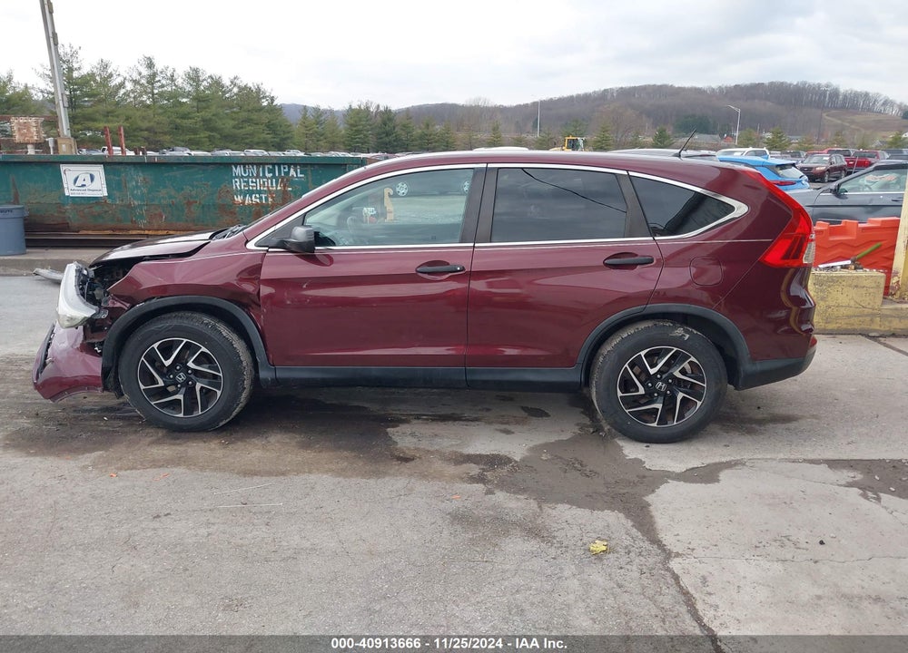 2016 HONDA CR-V SE VIN: 2HKRM4H43GH704779