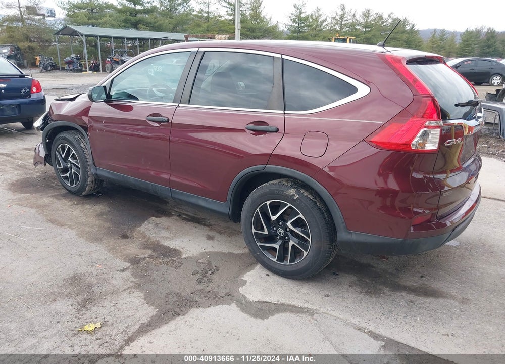 2016 HONDA CR-V SE VIN: 2HKRM4H43GH704779