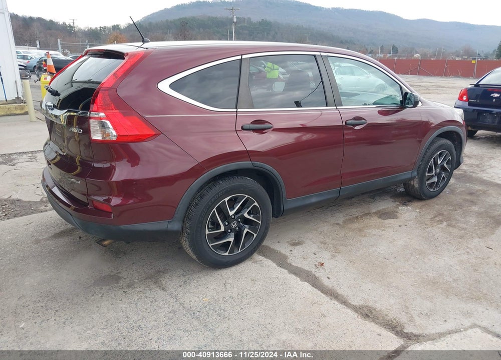 2016 HONDA CR-V SE VIN: 2HKRM4H43GH704779