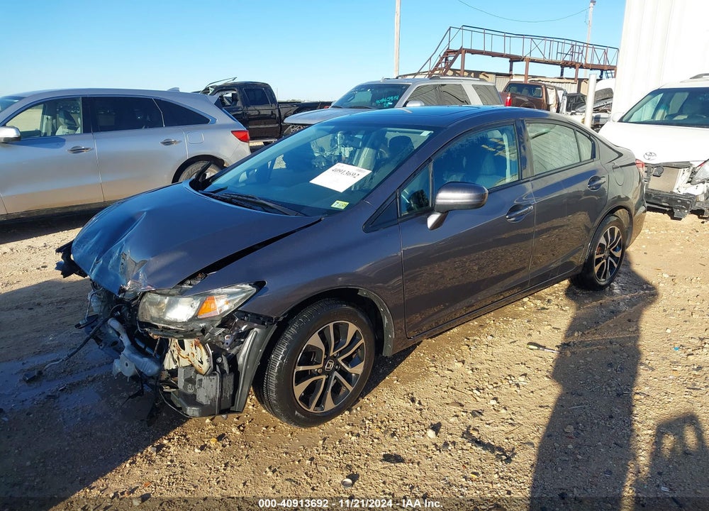 2014 HONDA CIVIC EX VIN: 19XFB2F82EE206786