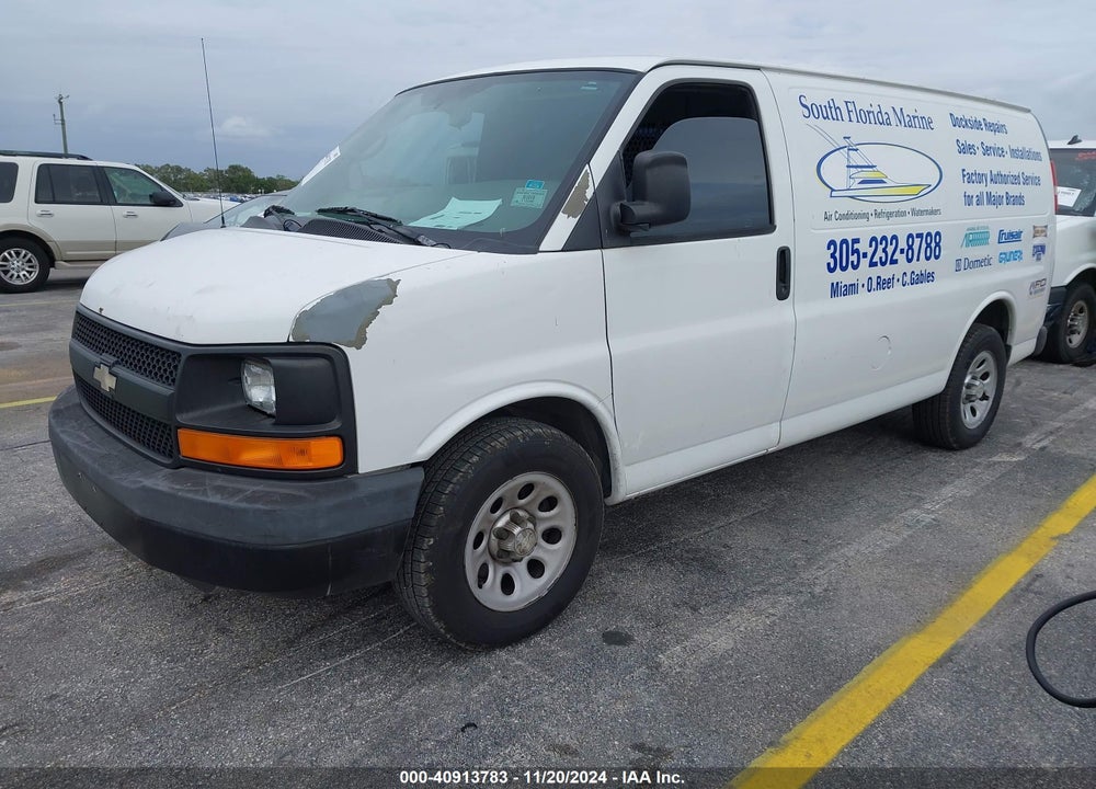 2010 CHEVROLET EXPRESS WORK VAN VIN: 1GCUGADX9A1117100