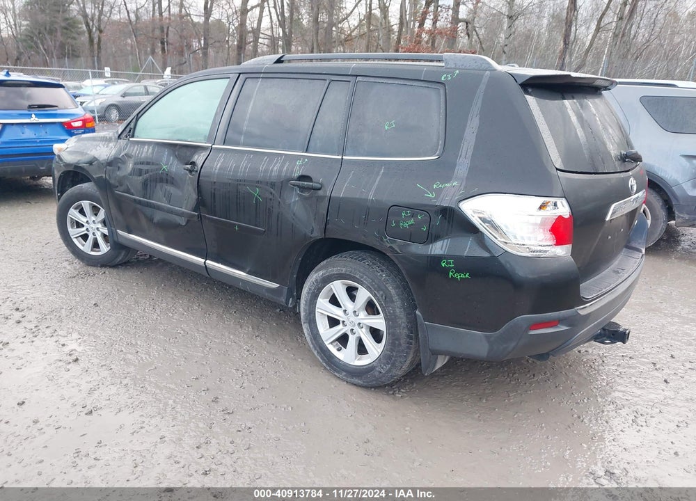 2012 TOYOTA HIGHLANDER SE V6 VIN: 5TDBK3EH1CS097942