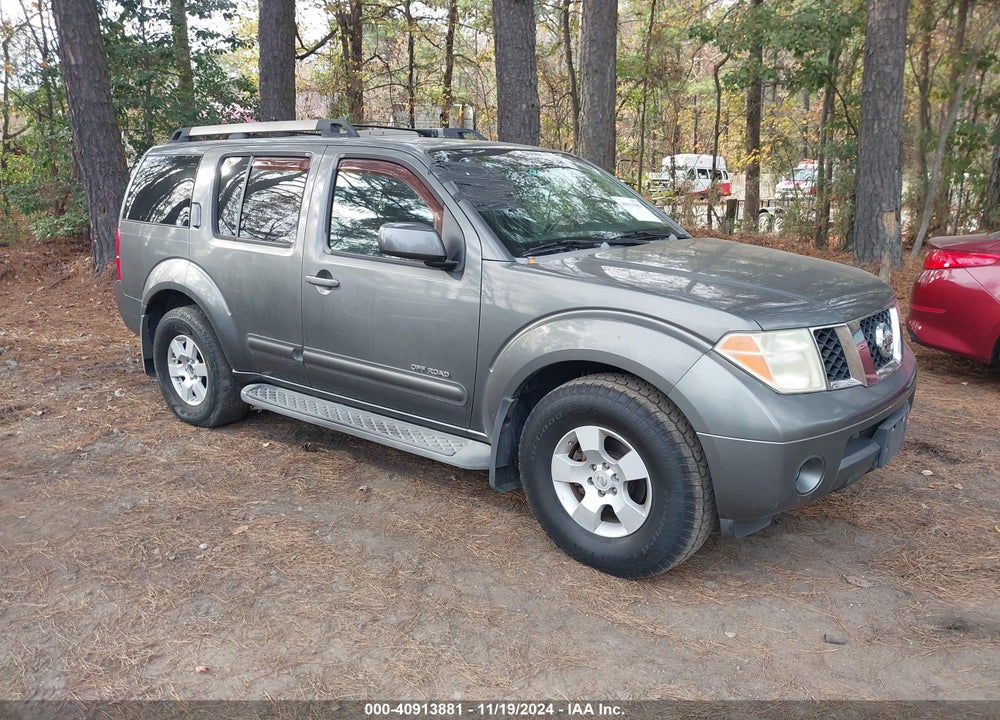 2005 NISSAN PATHFINDER SE OFF ROAD VIN: 5N1AR18UX5C721774