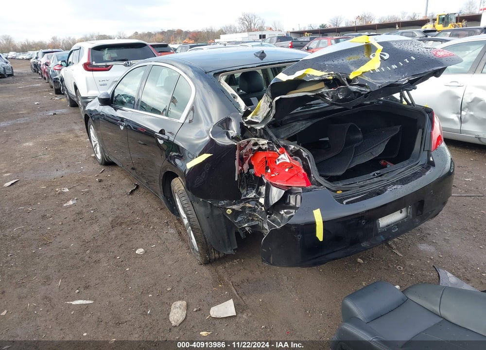 2013 INFINITI G37X VIN: JN1CV6AR6DM352127