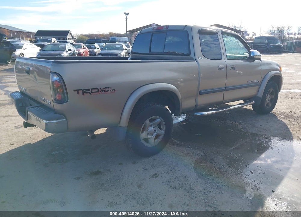 2003 TOYOTA TUNDRA SR5 V8 VIN: 5TBBT44163S404893