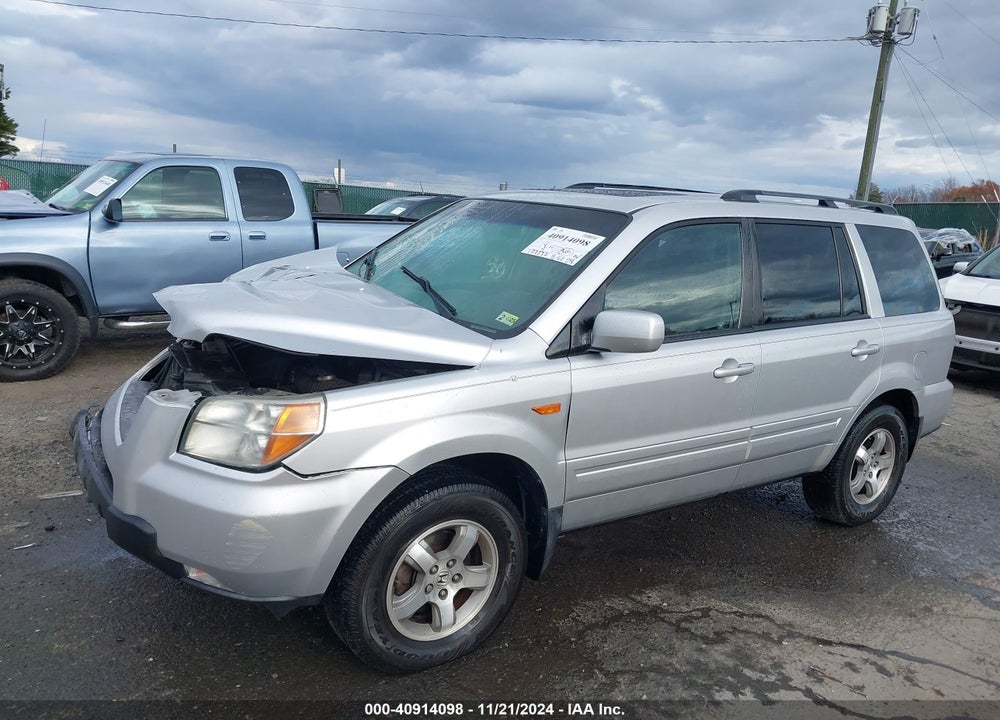 2006 HONDA PILOT EX-L VIN: 5FNYF187X6B026303