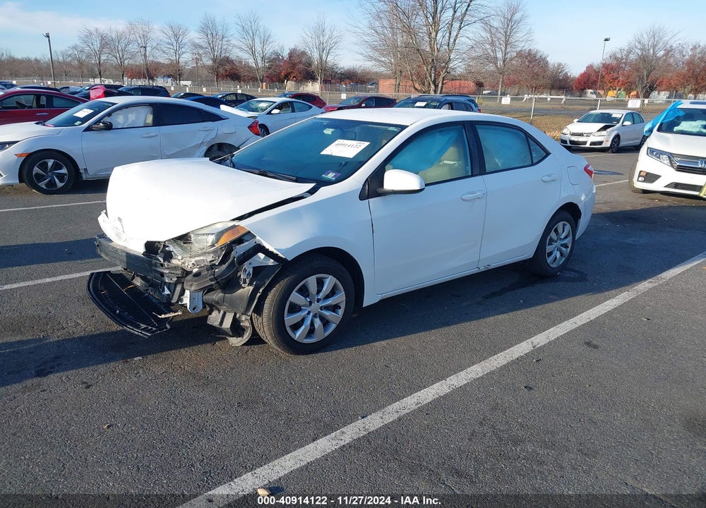 2015 TOYOTA COROLLA LE VIN: 2T1BURHE5FC458343