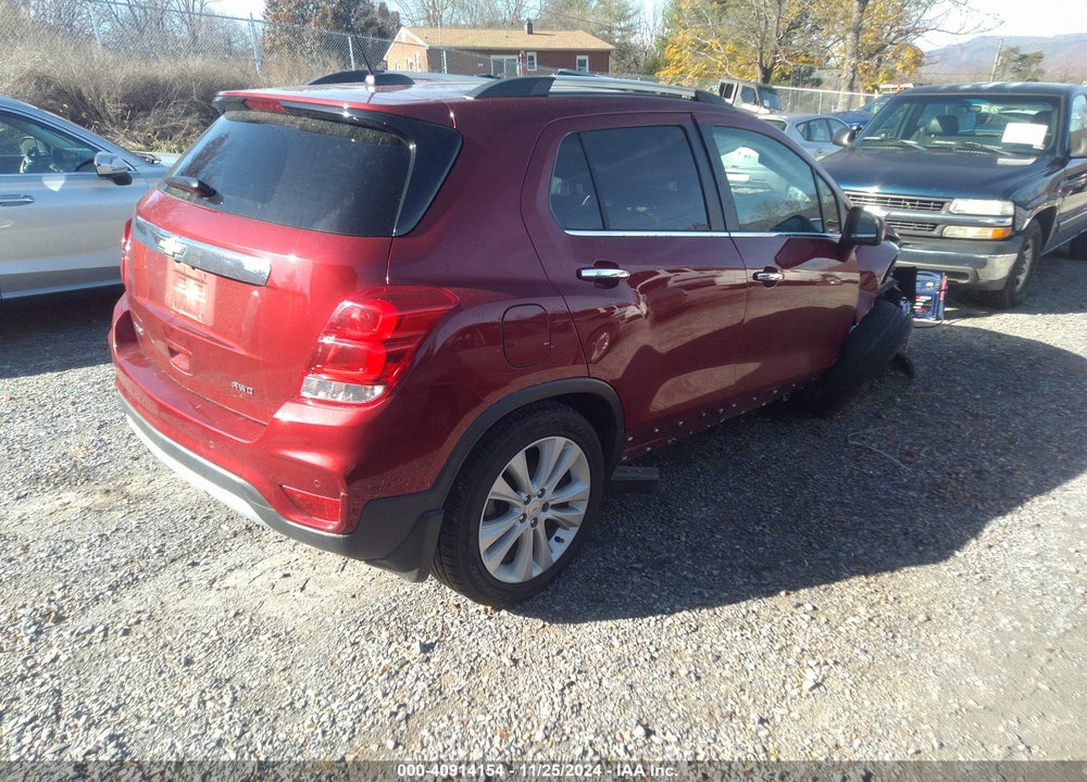 2018 CHEVROLET TRAX PREMIER VIN: 3GNCJRSB4JL176333