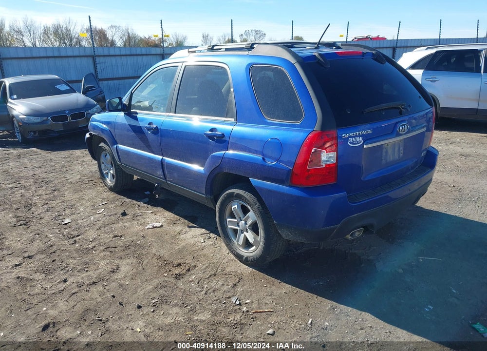2009 KIA SPORTAGE EX V6 VIN: KNDJF723997592571
