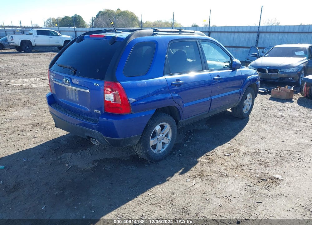 2009 KIA SPORTAGE EX V6 VIN: KNDJF723997592571