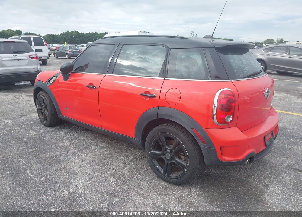 2011 MINI COOPER S COUNTRYMAN VIN: WMWZC5C56BWM11323