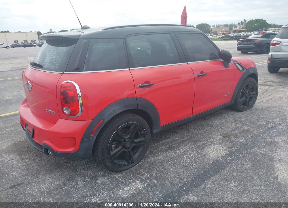 2011 MINI COOPER S COUNTRYMAN VIN: WMWZC5C56BWM11323