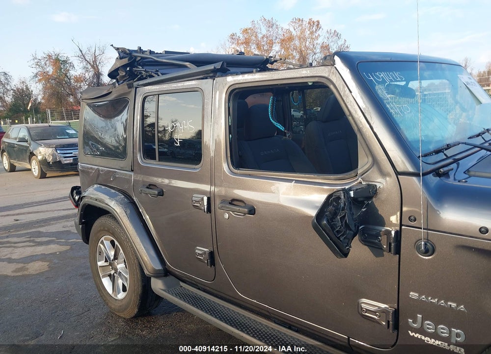 2021 JEEP WRANGLER UNLIMITED SAHARA 4X4 VIN: 1C4HJXEN7MW722596