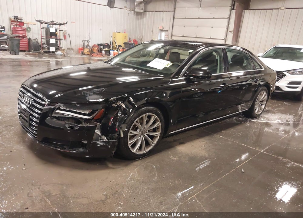 2014 AUDI A8 L 3.0T VIN: WAURGAFD4EN002828