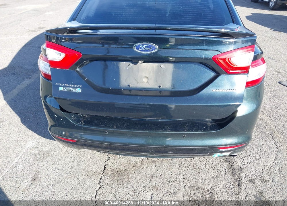 2014 FORD FUSION ENERGI TITANIUM VIN: 3FA6P0SU2ER103634
