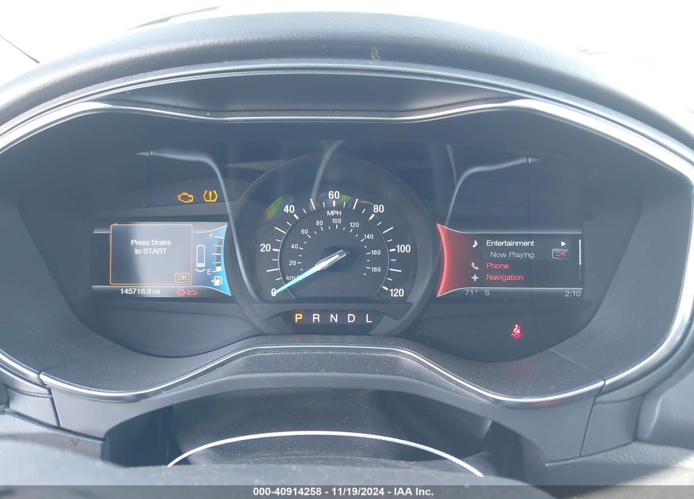 2014 FORD FUSION ENERGI TITANIUM VIN: 3FA6P0SU2ER103634