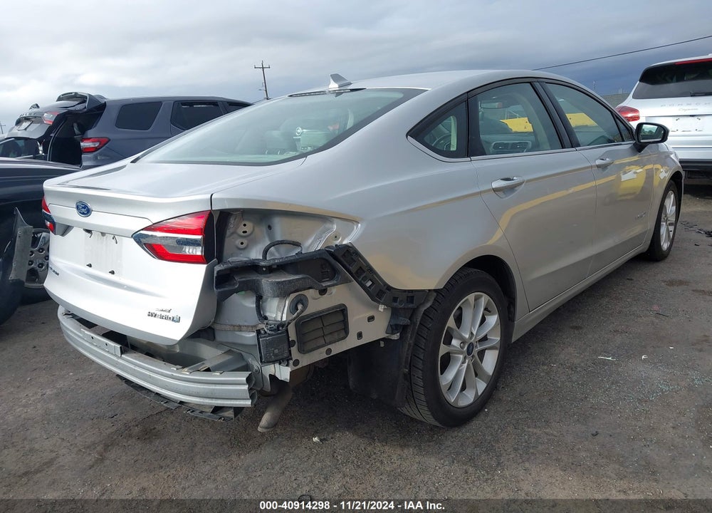 2019 FORD FUSION HYBRID SE VIN: 3FA6P0LU4KR206340