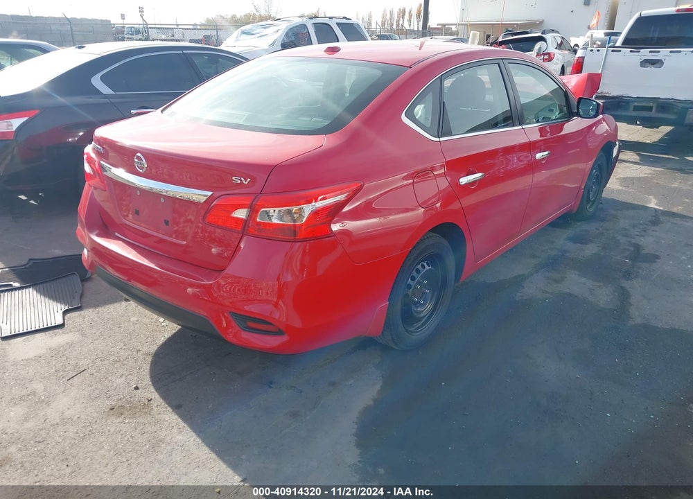 2017 NISSAN SENTRA SV VIN: 3N1AB7AP9HY373111
