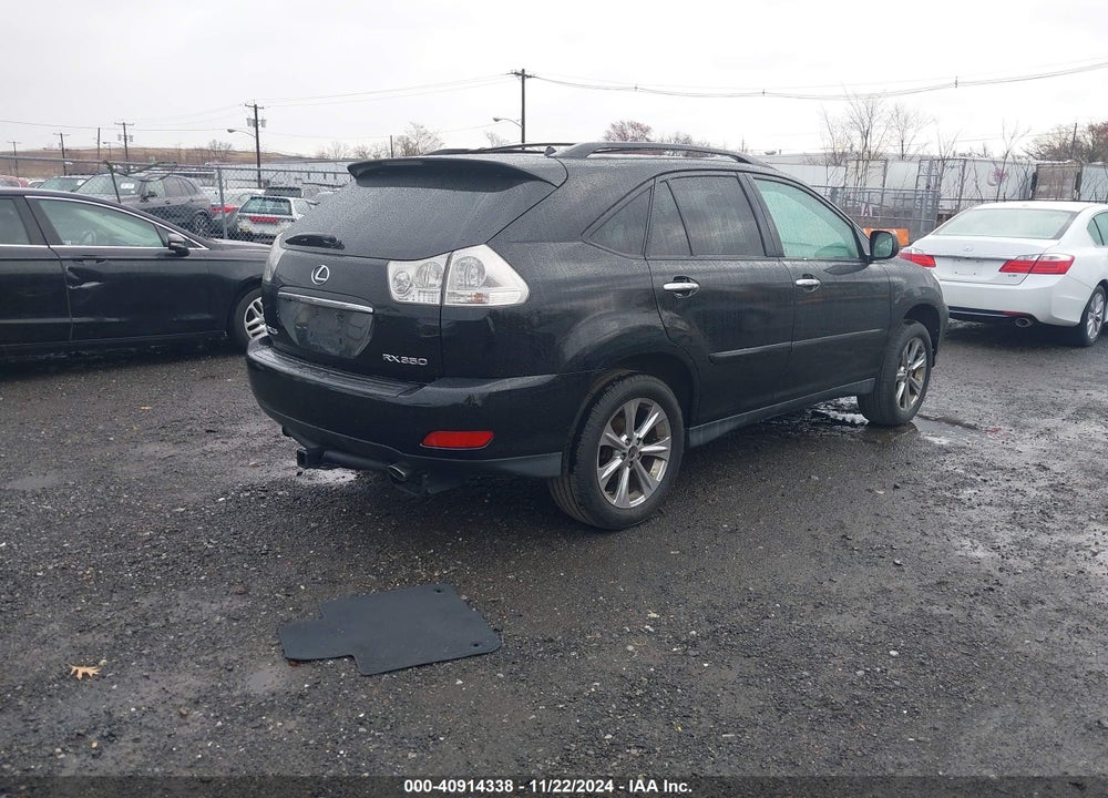 2009 LEXUS RX 350 VIN: 2T2GK31UX9C078487