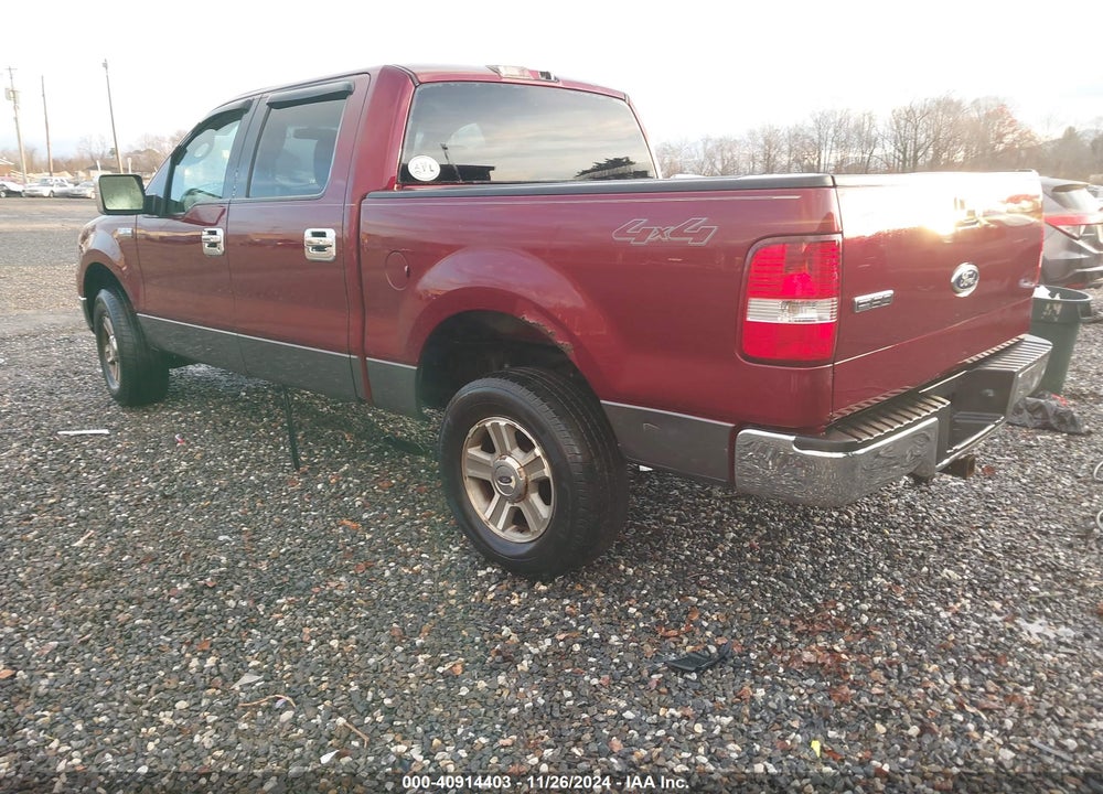 2005 FORD F-150 VIN: 1FTPW14505FB66094