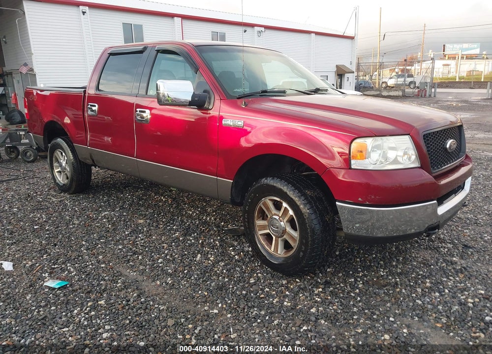 2005 FORD F-150 VIN: 1FTPW14505FB66094
