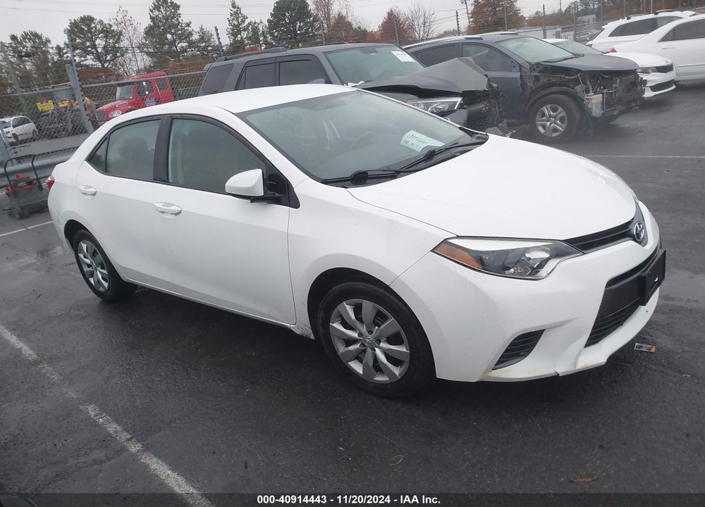 2016 TOYOTA COROLLA VIN: 2T1BURHE9GC526970