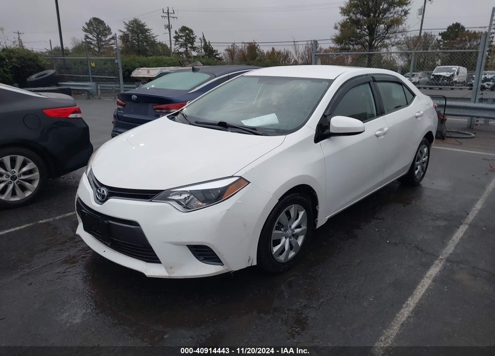 2016 TOYOTA COROLLA VIN: 2T1BURHE9GC526970
