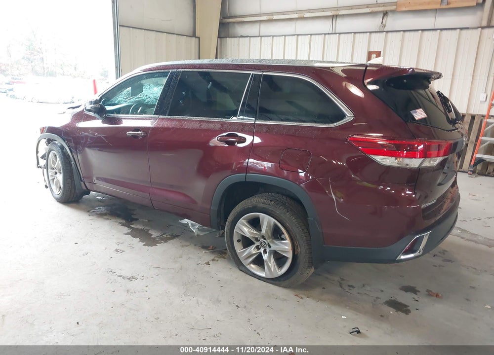 2017 TOYOTA HIGHLANDER LIMITED/LTD PLATINUM VIN: 5TDDZRFH3HS393736