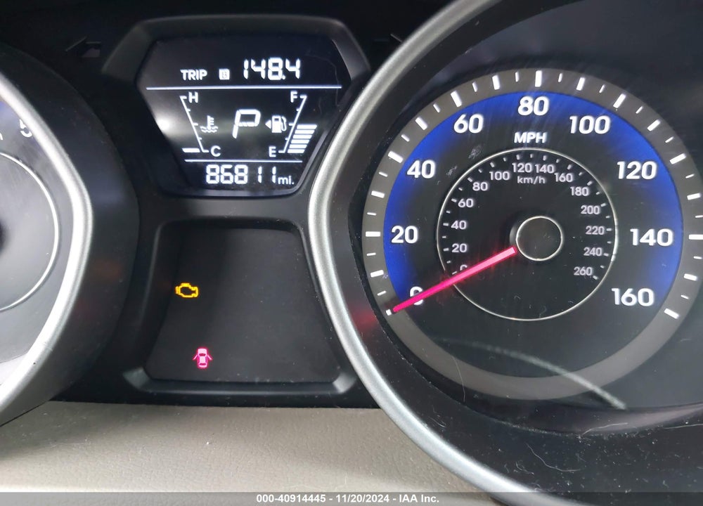 2014 HYUNDAI ELANTRA SE VIN: KMHDH4AE0EU074560