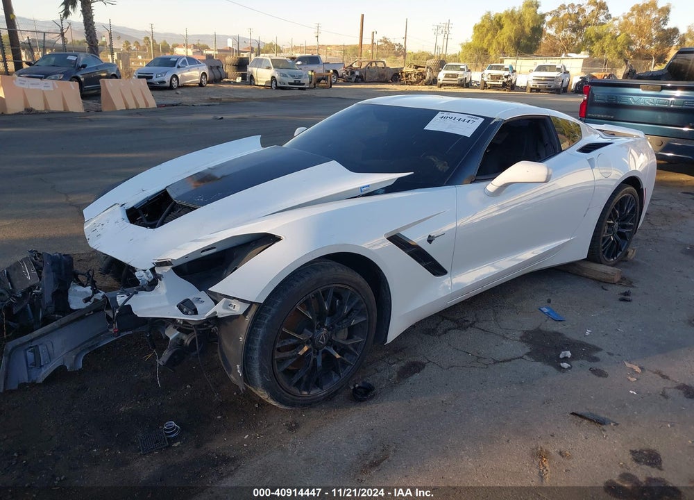 2017 CHEVROLET CORVETTE STINGRAY VIN: 1G1YB2D74H5114798