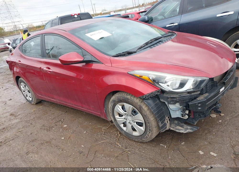2016 HYUNDAI ELANTRA SE VIN: 5NPDH4AE9GH674107