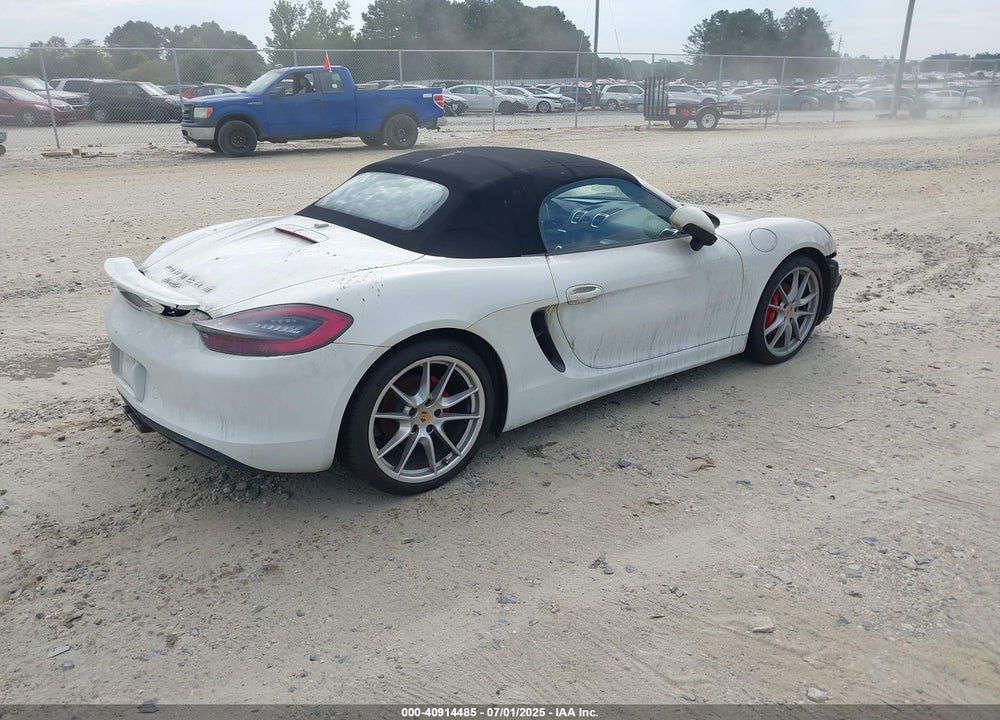 2015 PORSCHE BOXSTER VIN: WP0CA2A80FS120405