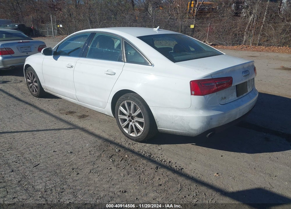 2013 AUDI A6 2.0T PREMIUM VIN: WAUGFAFC7DN144588