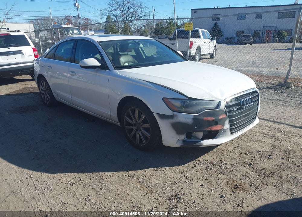 2013 AUDI A6 2.0T PREMIUM VIN: WAUGFAFC7DN144588