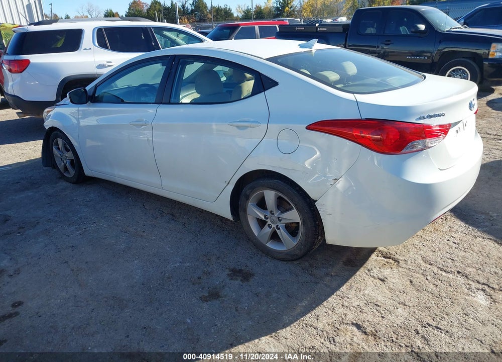 2013 HYUNDAI ELANTRA GLS VIN: 5NPDH4AE9DH372473