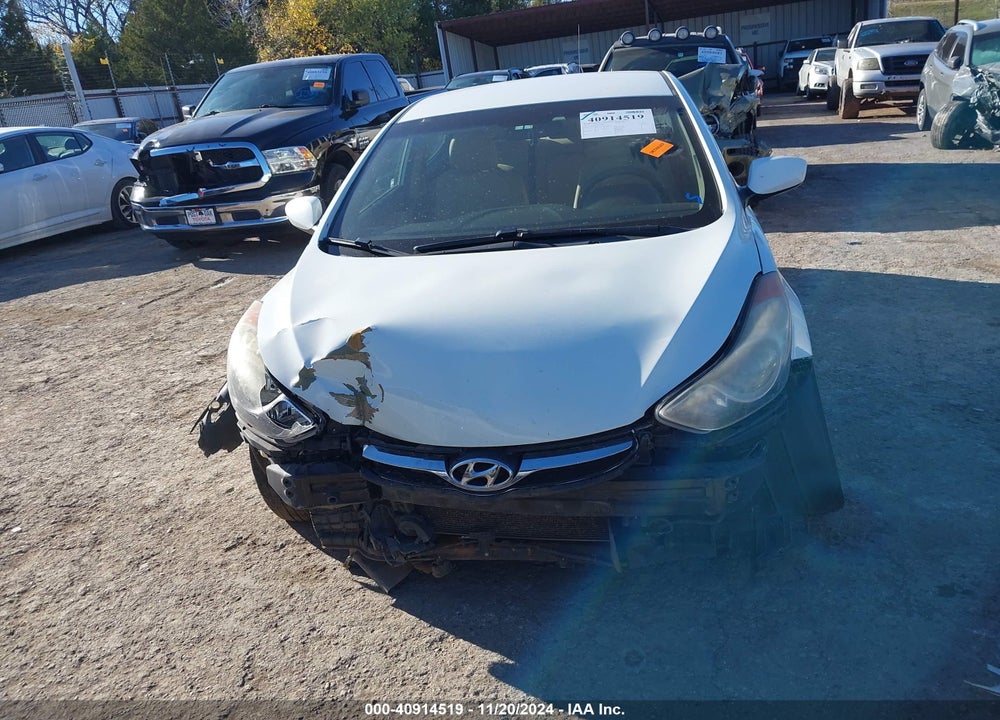 2013 HYUNDAI ELANTRA GLS VIN: 5NPDH4AE9DH372473