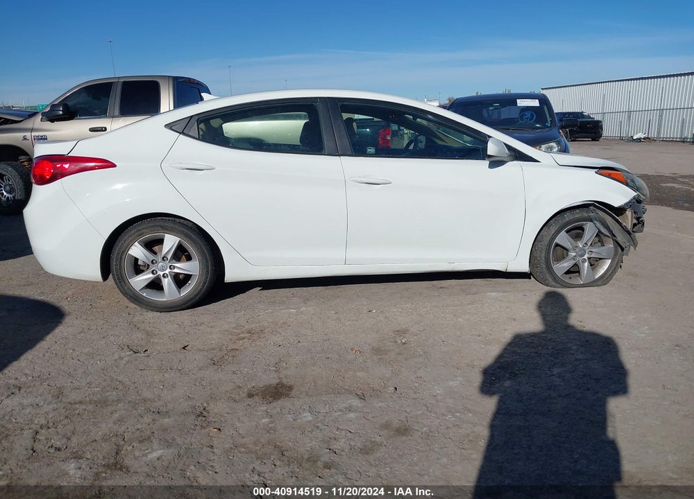 2013 HYUNDAI ELANTRA GLS VIN: 5NPDH4AE9DH372473