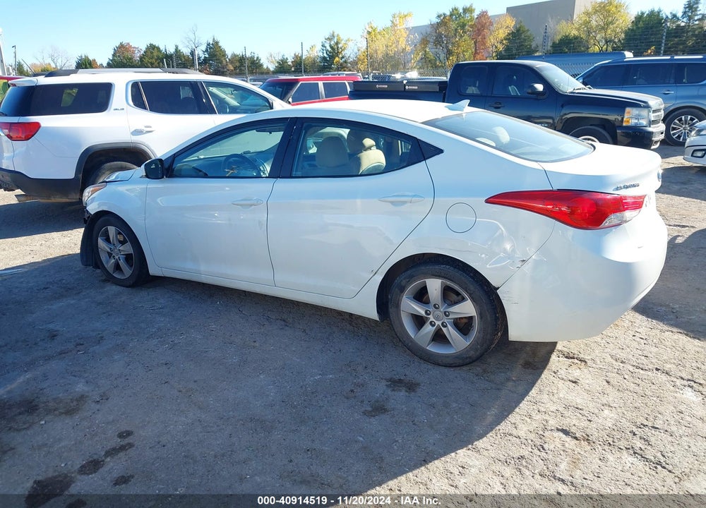 2013 HYUNDAI ELANTRA GLS VIN: 5NPDH4AE9DH372473