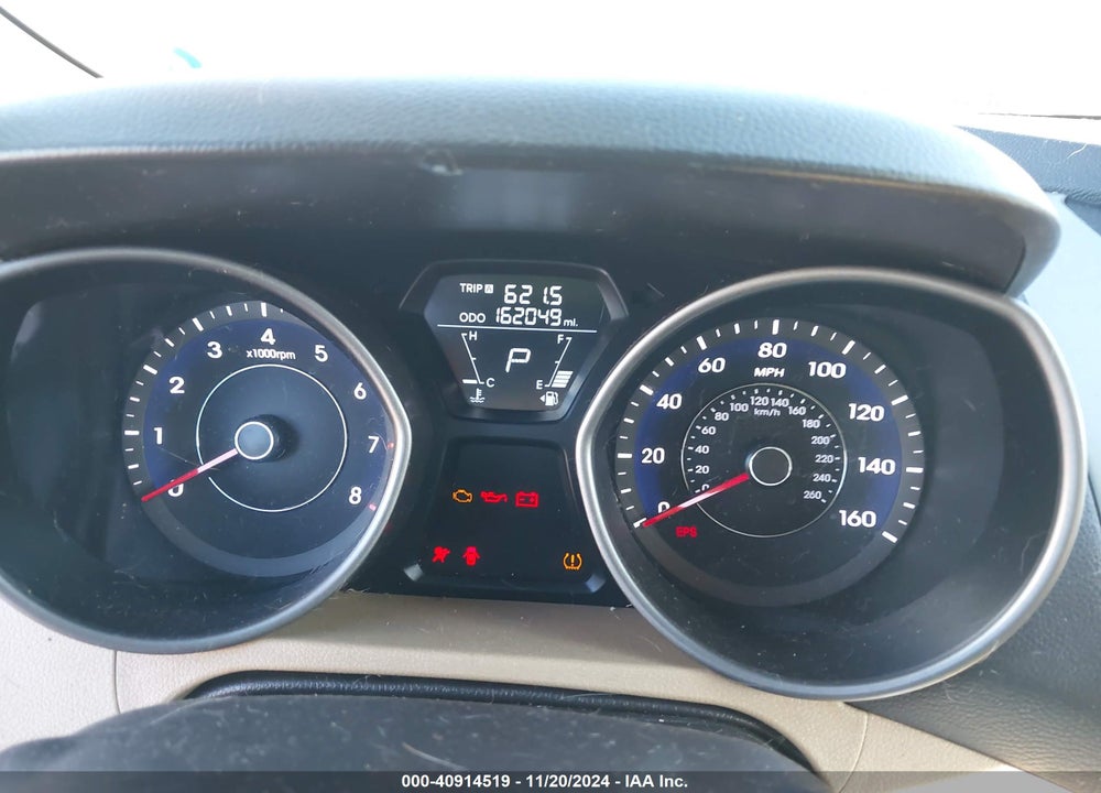 2013 HYUNDAI ELANTRA GLS VIN: 5NPDH4AE9DH372473
