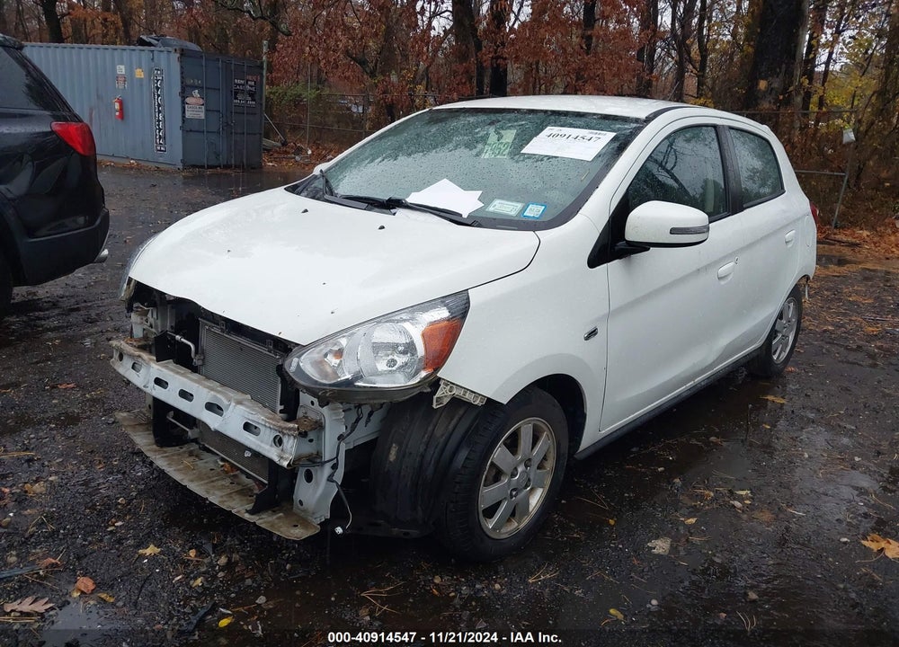 2015 MITSUBISHI MIRAGE ES VIN: ML32A4HJ1FH002668