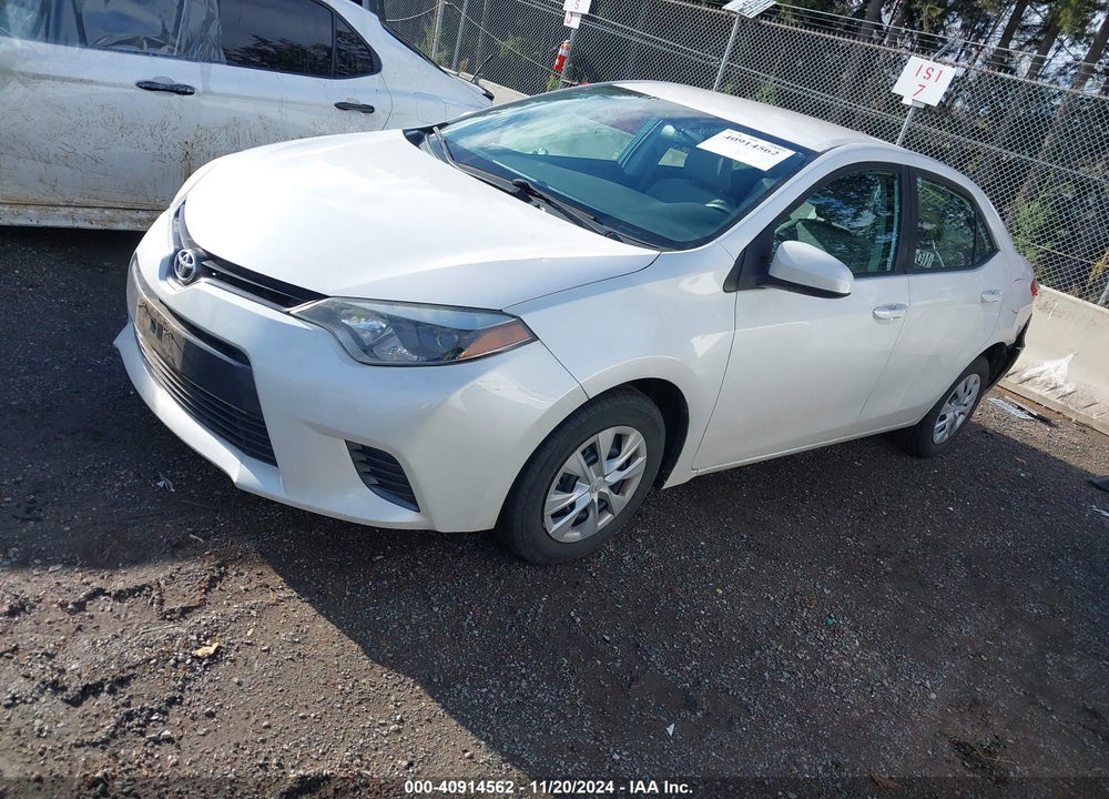 2015 TOYOTA COROLLA LE ECO VIN: 5YFBPRHE3FP252204
