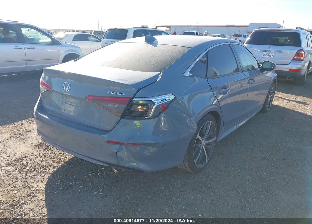 2022 HONDA CIVIC TOURING VIN: 2HGFE1F97NH311582
