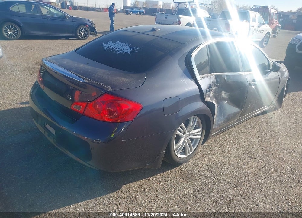 2011 INFINITI G37X VIN: JN1CV6ARXBM356663