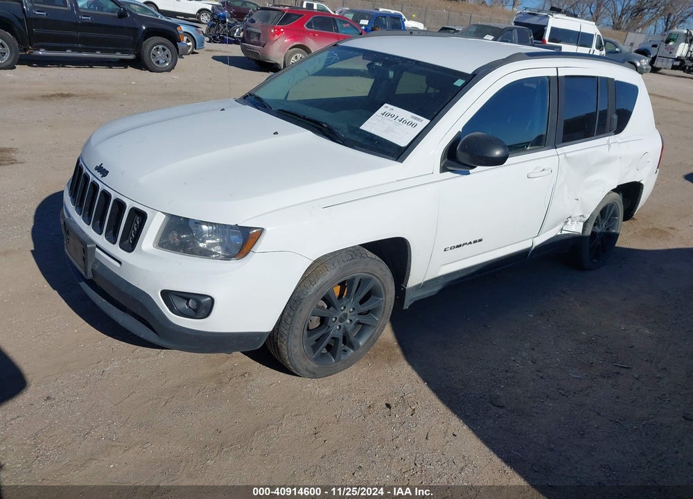 2014 JEEP COMPASS ALTITUDE VIN: 1C4NJCBA6ED763957