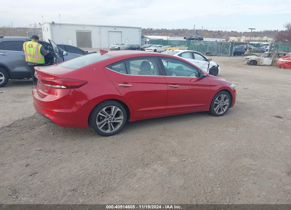 2017 HYUNDAI ELANTRA LIMITED VIN: 5NPD84LF3HH055056