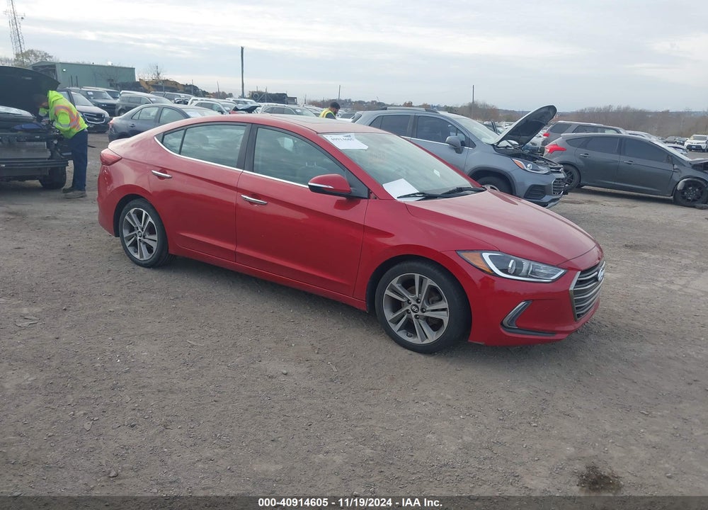 2017 HYUNDAI ELANTRA LIMITED VIN: 5NPD84LF3HH055056